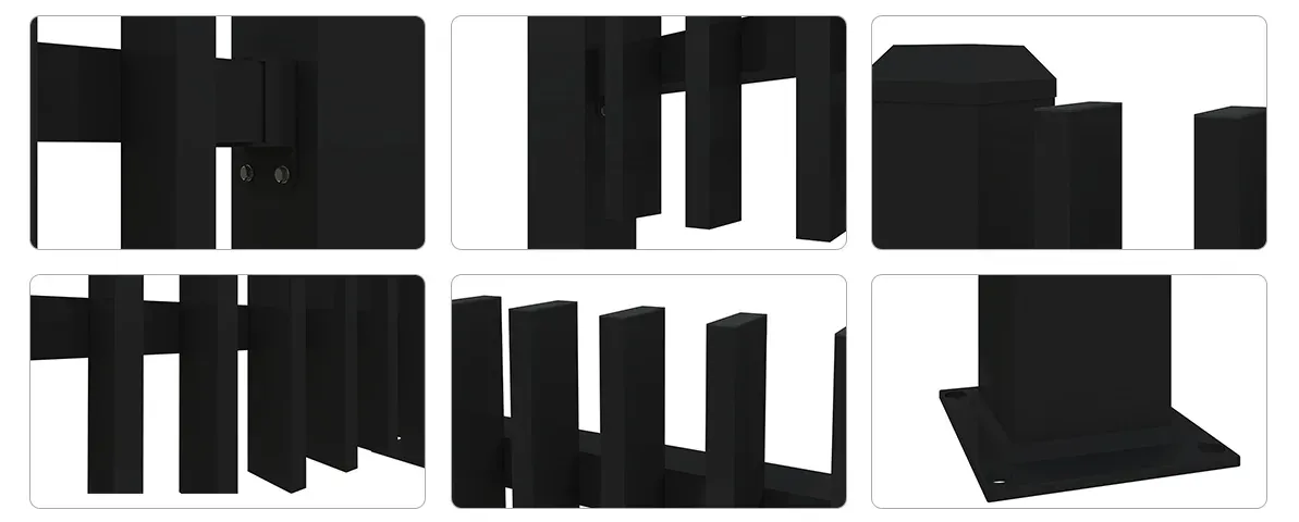 Vertical Blade Fence Details