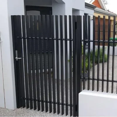 Vertical Blade Fence Gate for entrance