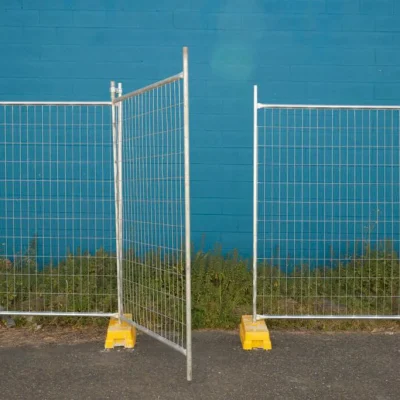 Weld Mesh Temporary Fence Gate Application