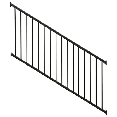 metal stair railing panels