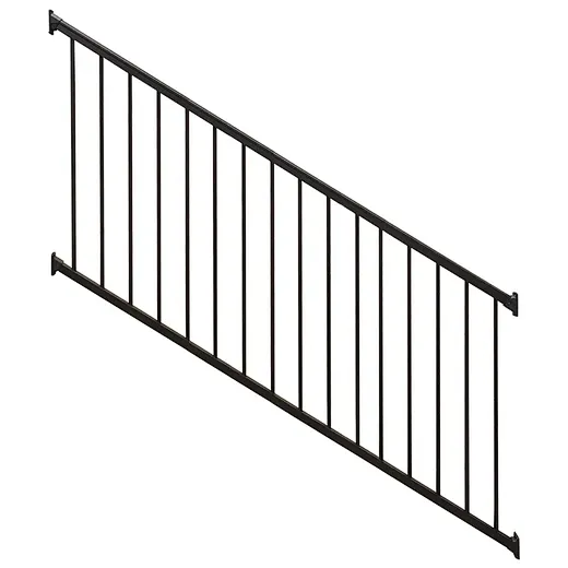 metal stair railing panels