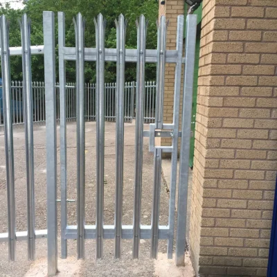 Galvanized Steel Palisade Gates Application