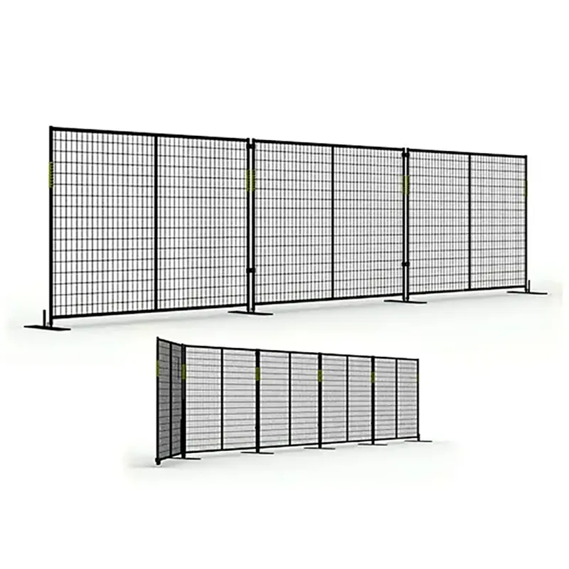 powder coated welded wire temporary fence