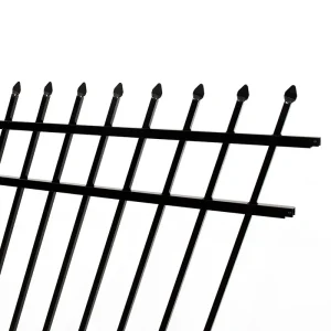 rackable steel spear top fence