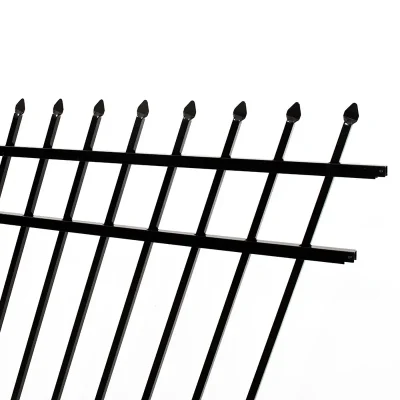 rackable steel spear top fence