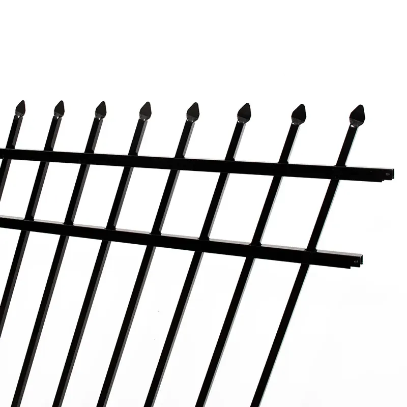 rackable steel spear top fence