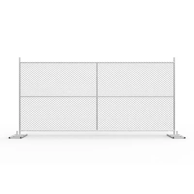 steel chain link temporary fence