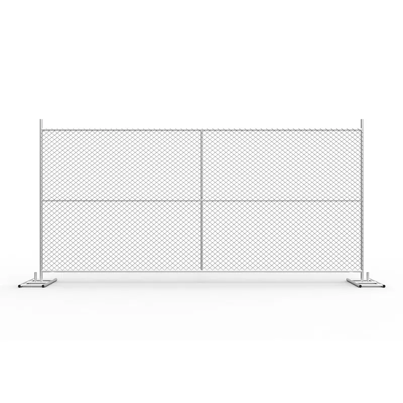 steel chain link temporary fence