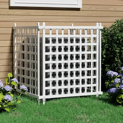 Outdoor 3 Lattice Vinyl Privacy Screen