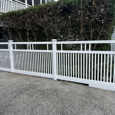 5 top PVC Picket Fence for residential