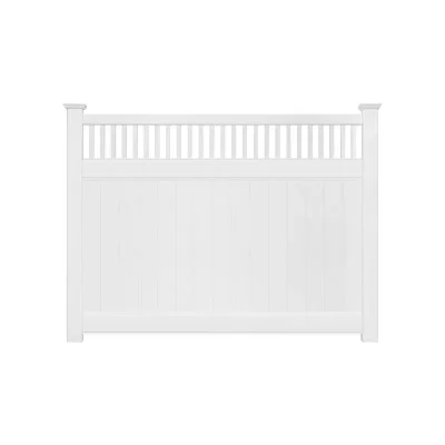 5ft Closed Vinyl Picket Privacy Fence PVC Fence