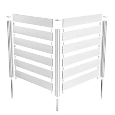 Semi enclosure Vinyl Privacy Scree install