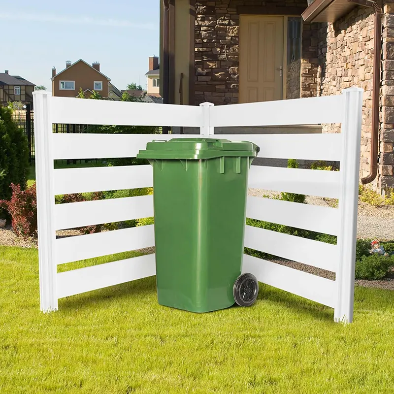 Semi enclosure Vinyl Privacy Screen usage