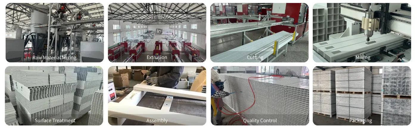 vinyl fence production process