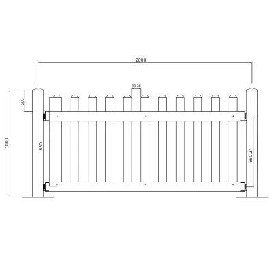 vinyl event fence specification