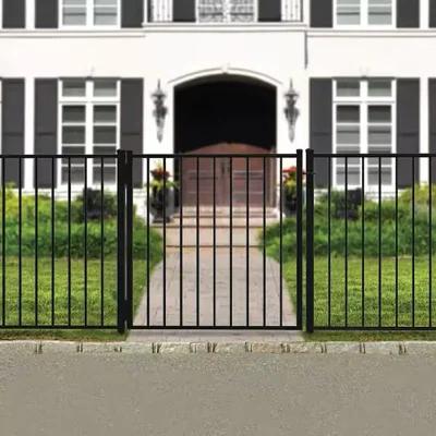 2 Rail Flat Top Aluminum Gate