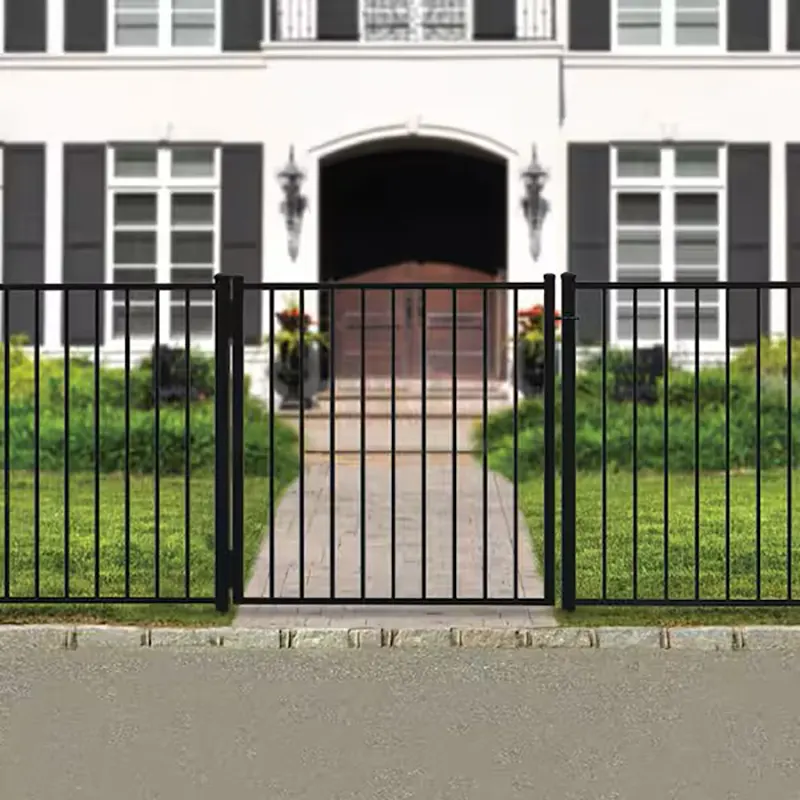 2 Rail Flat Top Aluminum Gate