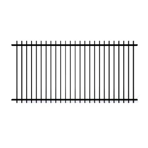 2 Rail Steel Extended Picket Fence