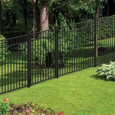 3 Rails Aluminum Flat Top Gate for garden