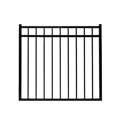 3 Rails Flat Top Aluminum Gate