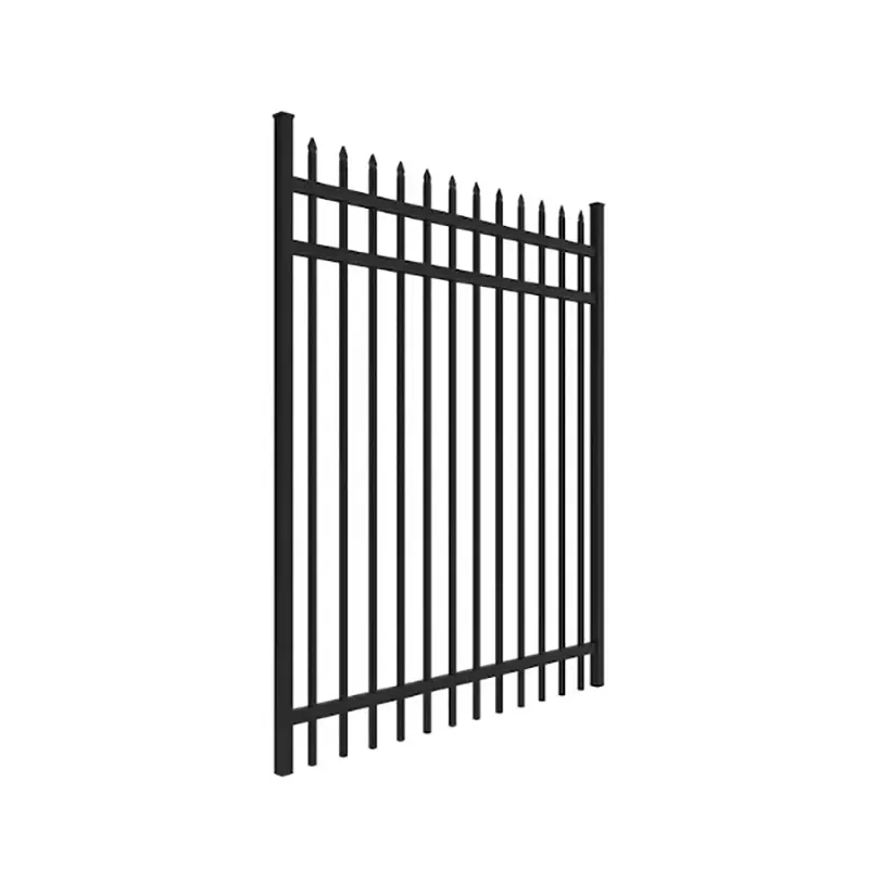 3 Rail Powder Coated Aluminum Press Point Gate-Sinotop Fence