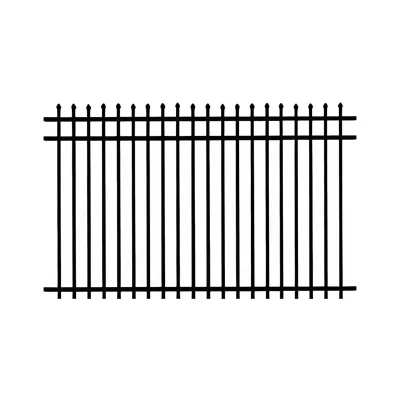 Aluminum 3 Rails Spear Top fence