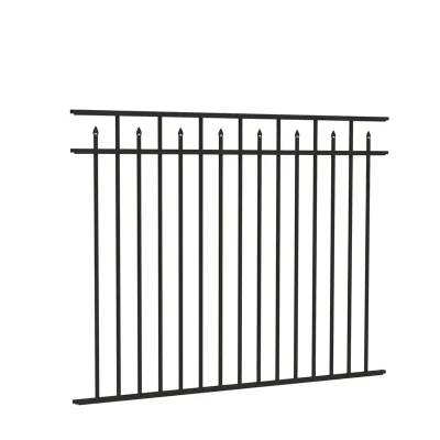 Aluminum Flat Top with Spear Fence