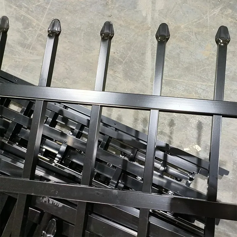 3 Rail Powder Coated Aluminum Press Point Gate-Sinotop Fence