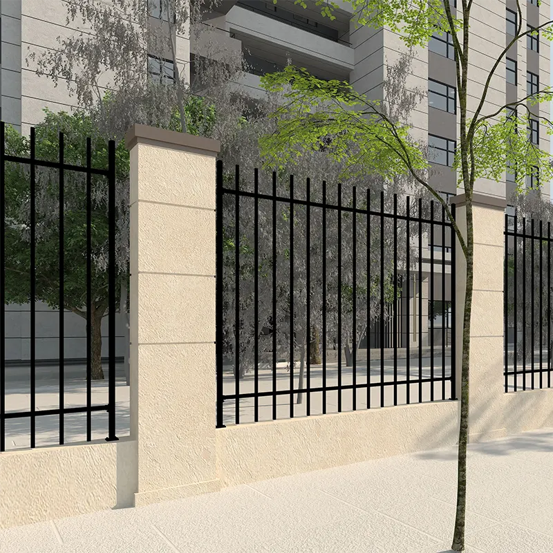 Commercial Extended Top Fence Outside the Residential Community
