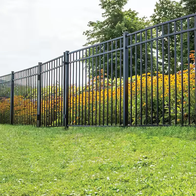 Outdoor 3 Rails Aluminum Flat Top Gate