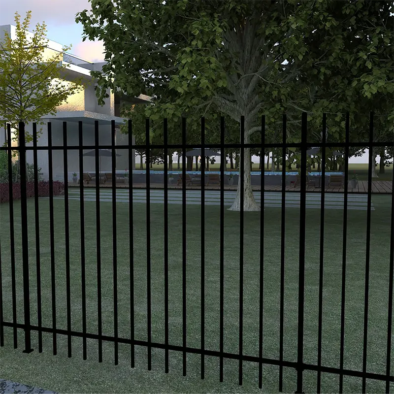 Outdoor Commercial Extended Top Fence