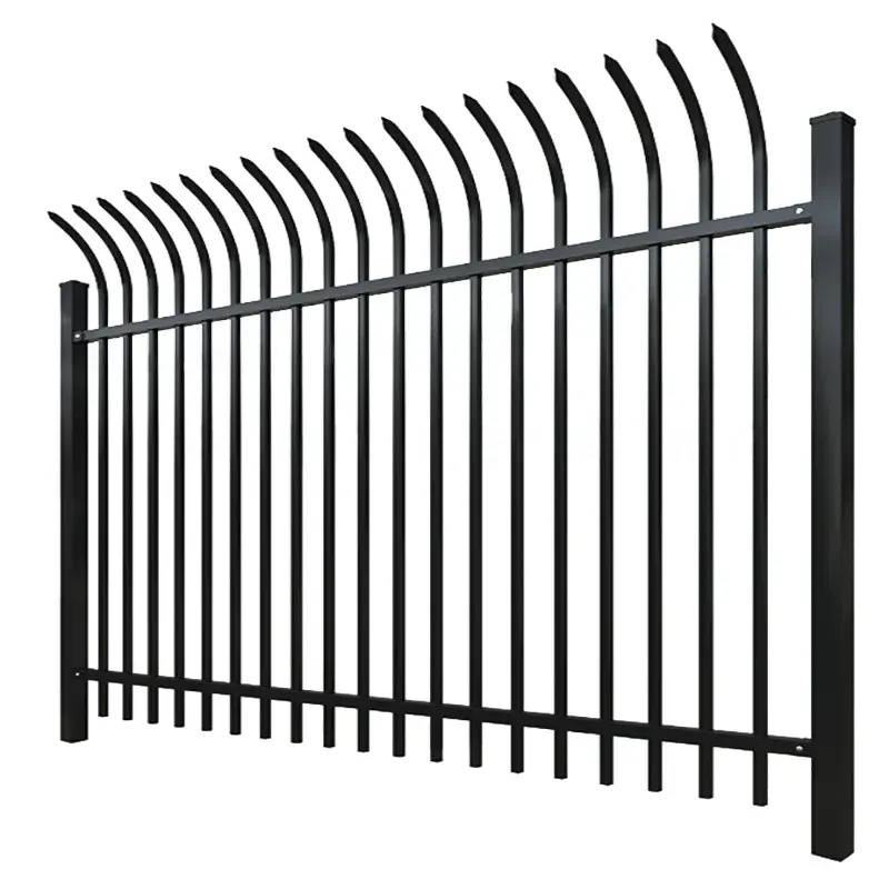 Welded Commercial Curved Spear Top Gate