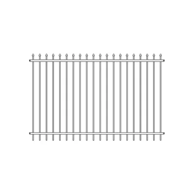 Steel Welded Commercial Spear Top Fence