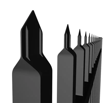 Steel Welded Commercial Spear Top Fence Detail