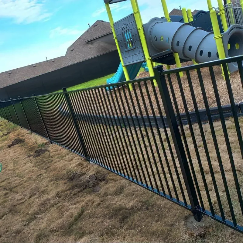 Steel Welded Flat Top Fence for Amusement Park