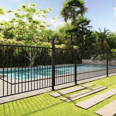 Steel Welded Residential Biasable Gate near pool