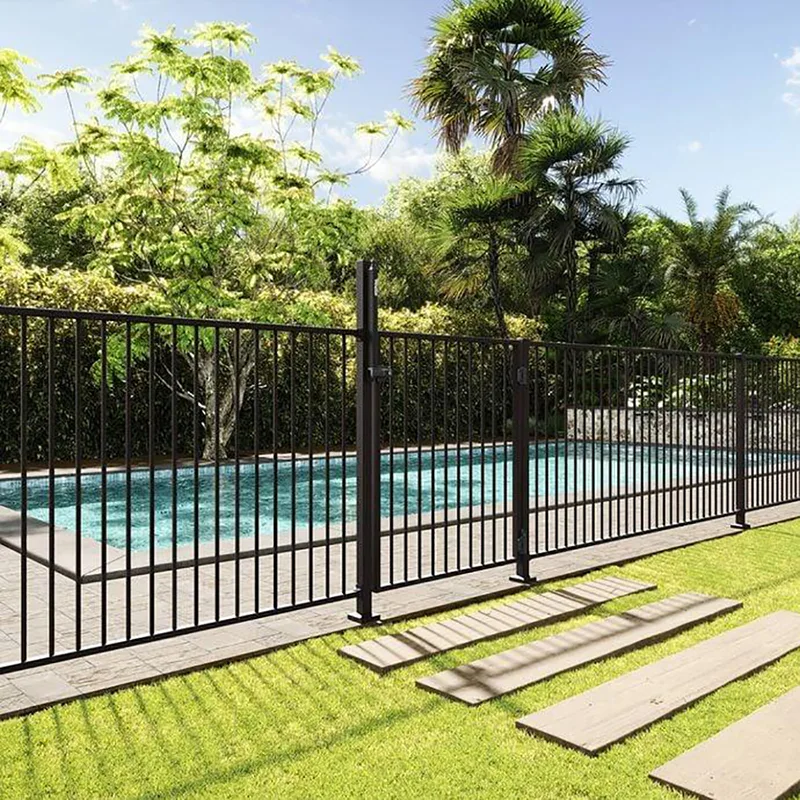 Steel Welded Residential Biasable Gate near pool