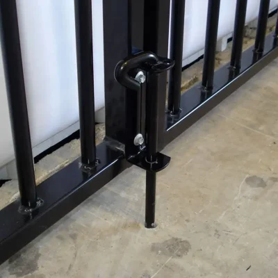 Gate Lockable Drop Bolt Application